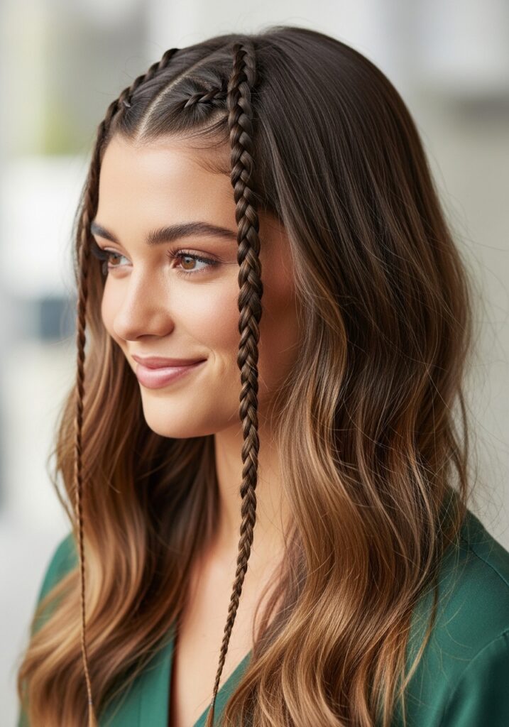 10. Double Mini Braids