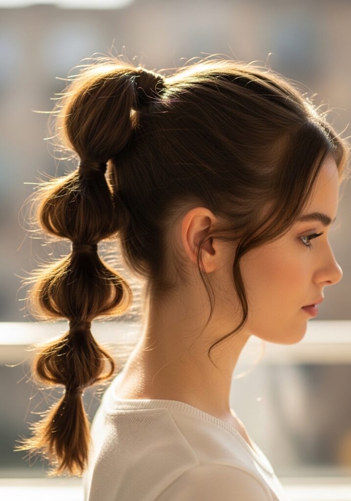 11. Bubble Ponytail