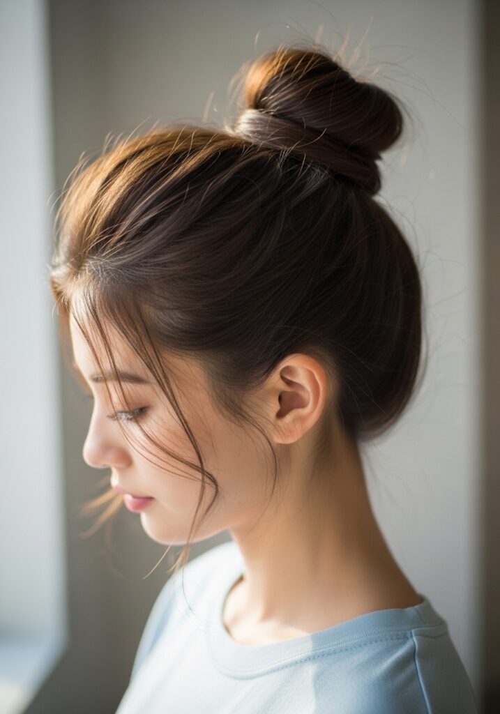 12. Simple Top Knot