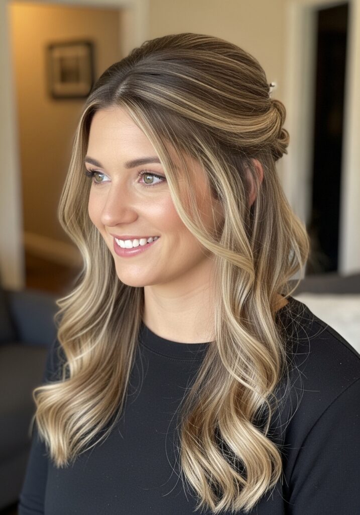 3. Half-Up Half-Down Twist