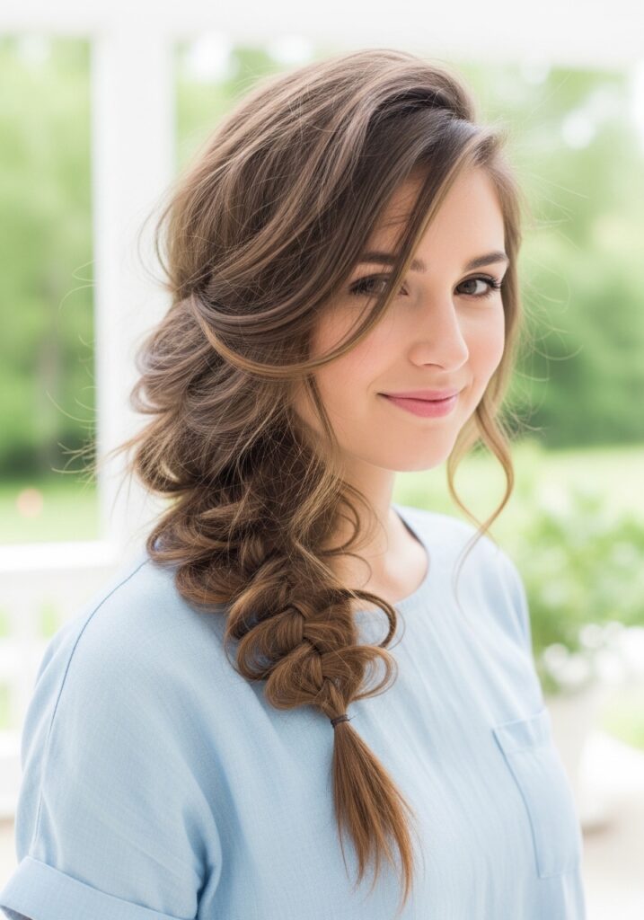 5. Loose Side Braid