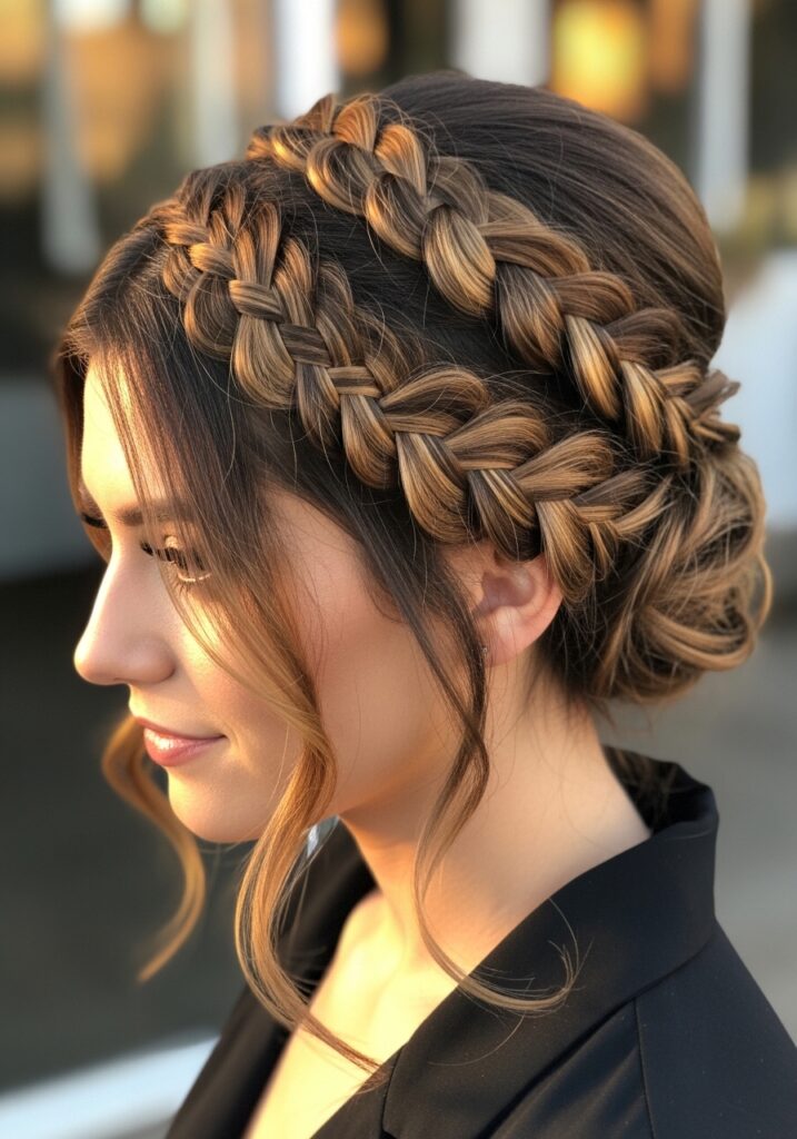 Braided Crown Hairstyle