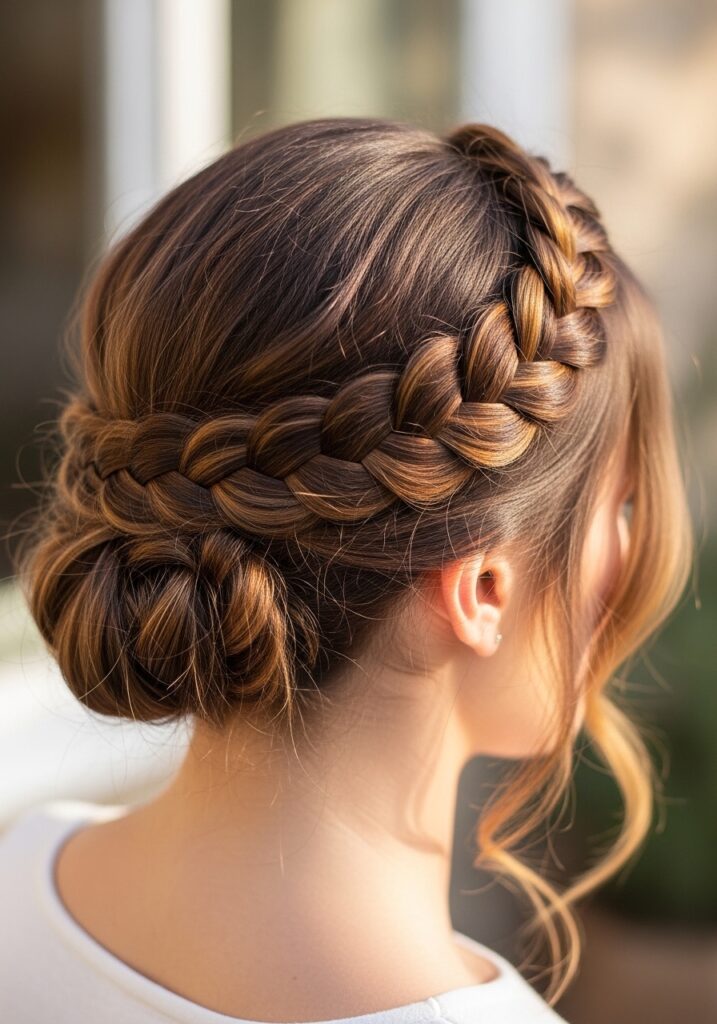 Braided Crown Hairstyle
