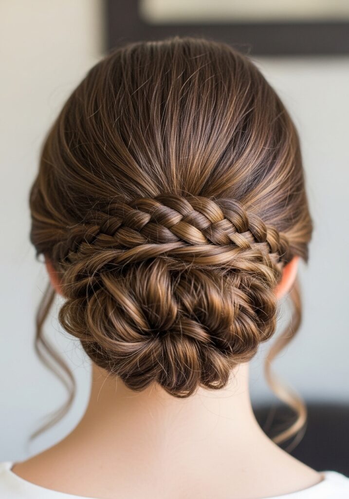Braided Low Bun