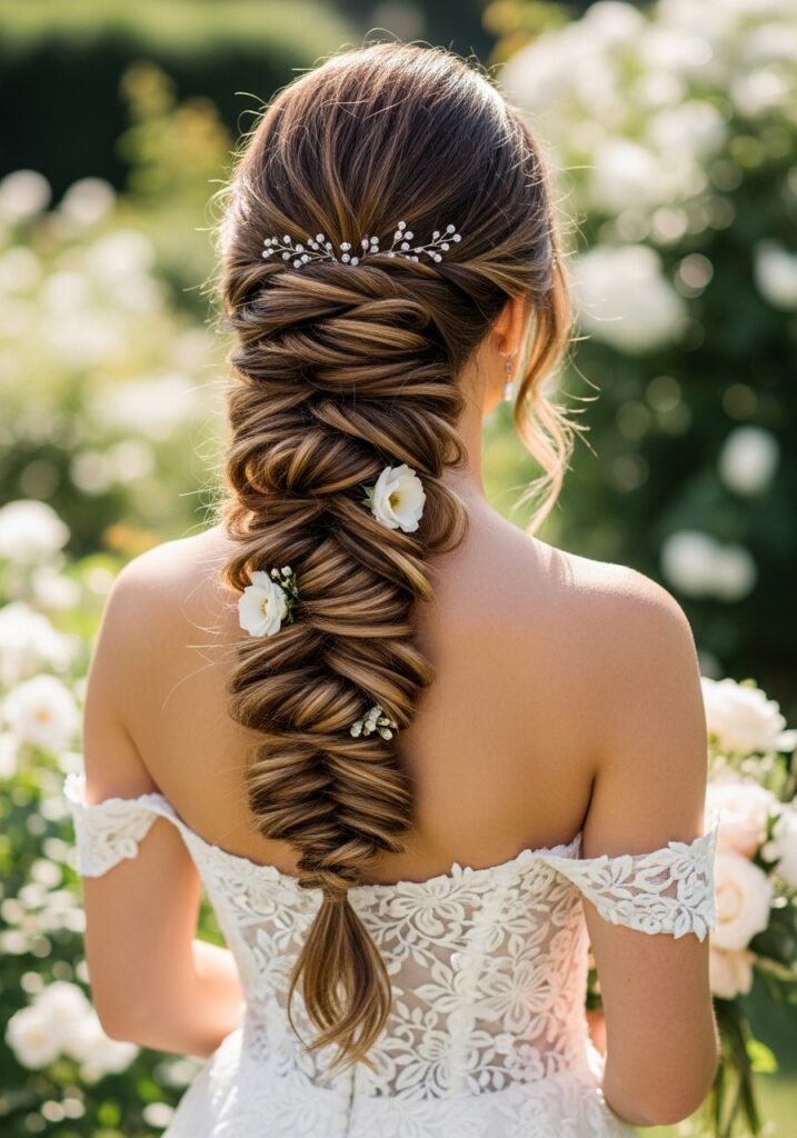 Bridal Fishtail Braid