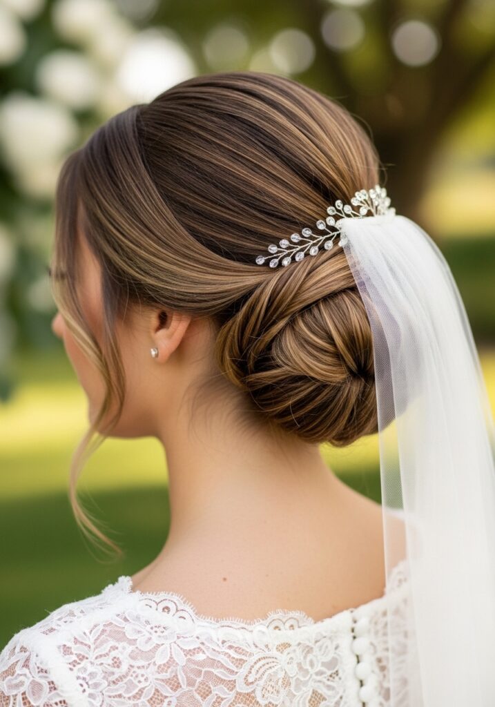 Classic Bridal Bun