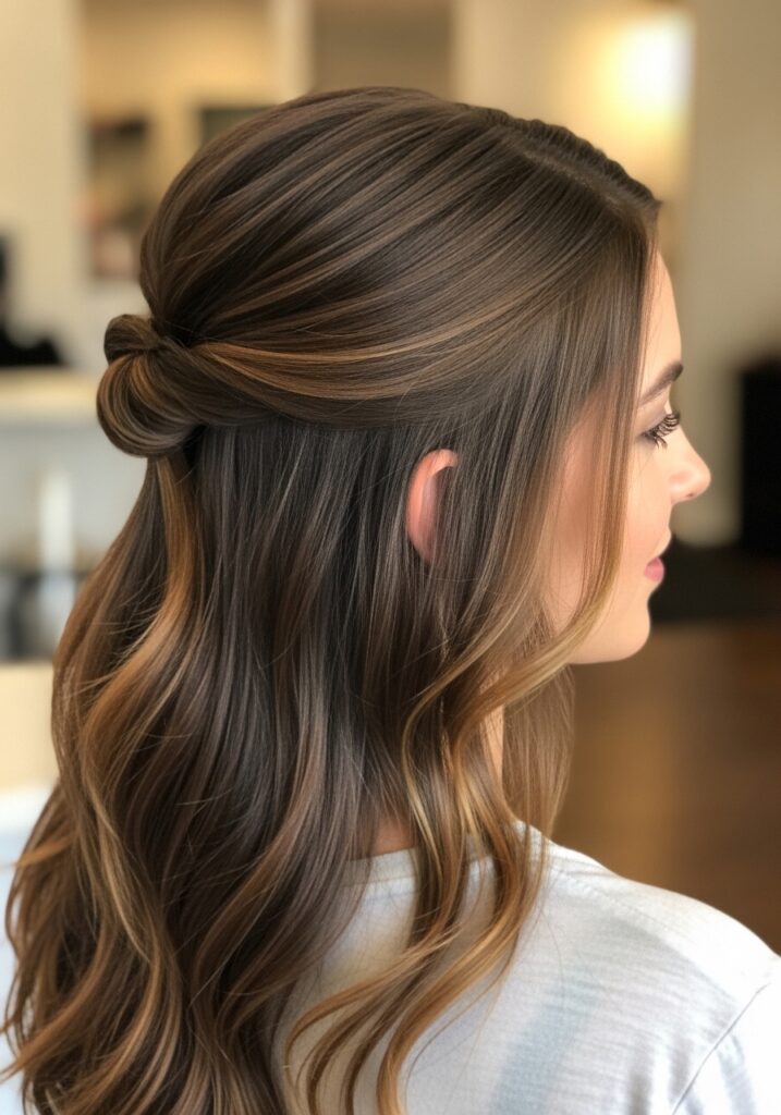 Half-Up Half-Down Twist