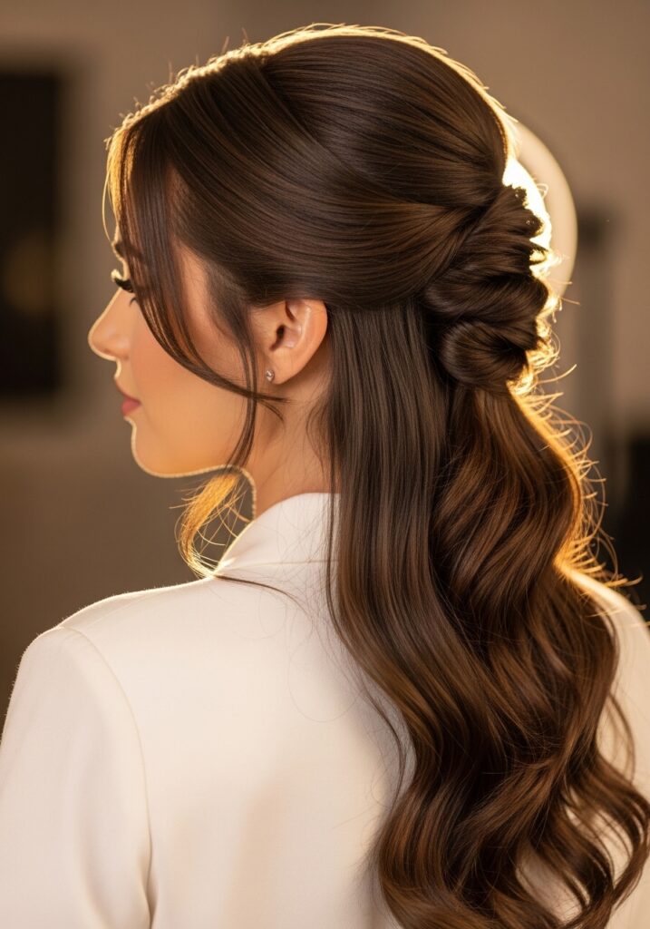 Half-Up Half-Down Twist