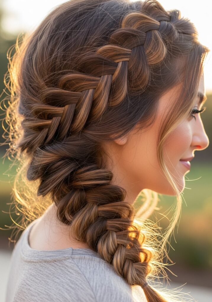 Messy Side Braid