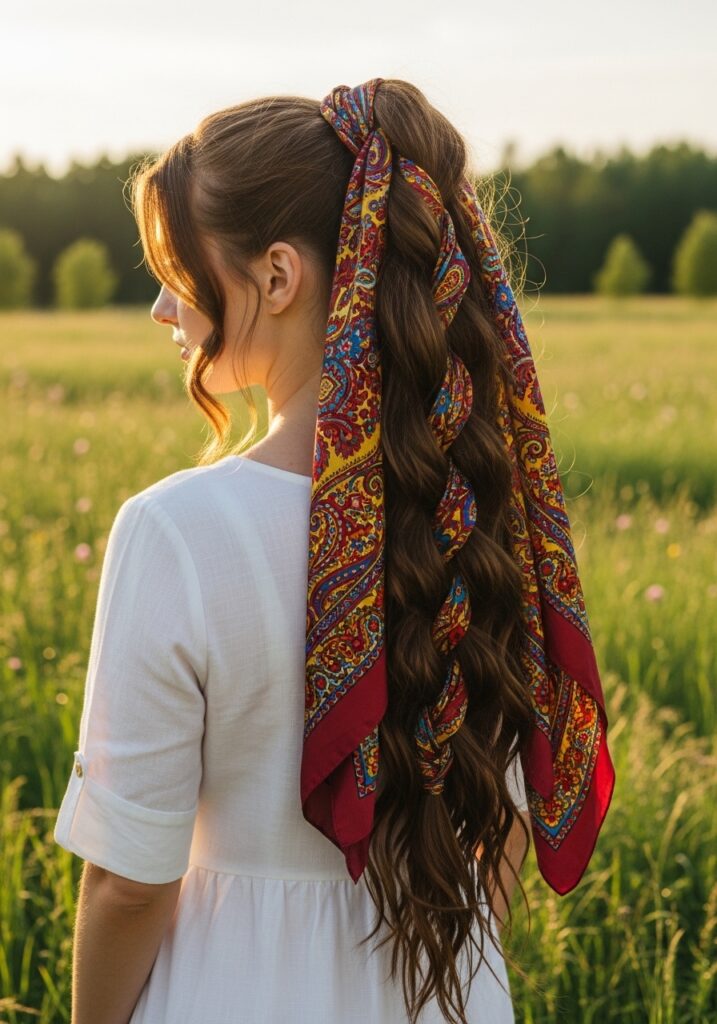 Scarf Ponytail