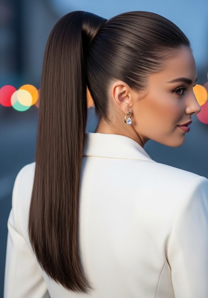 Sleek High Ponytail