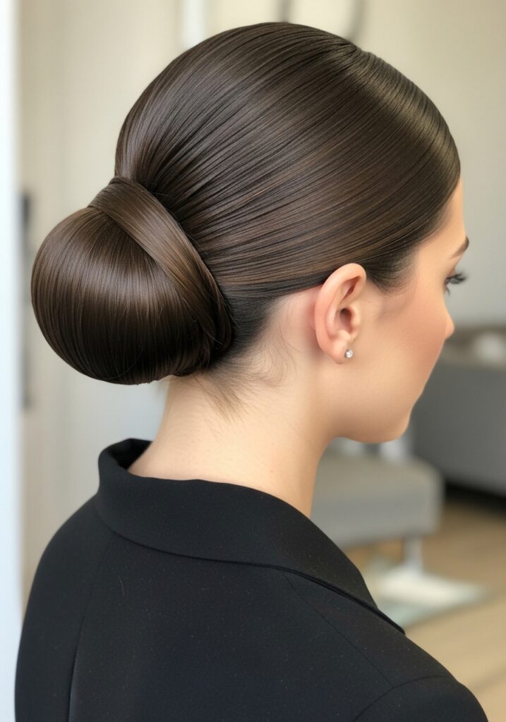 Smooth Low Bun