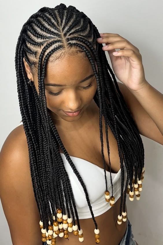 Two-strand twist braids with the ends sealed, shown ready for easy takedown