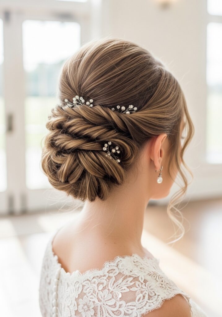 Twisted Bridal Updo
