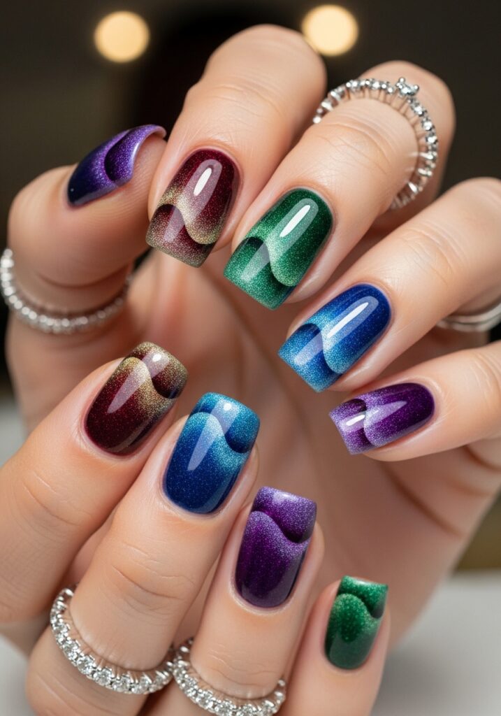 Velvet Magnetic Nails