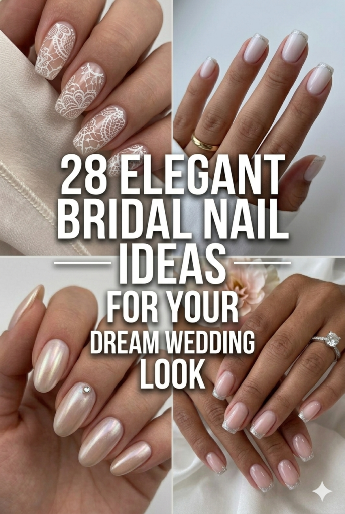 28 Elegant Bridal Nail Ideas for Your Dream Wedding Look