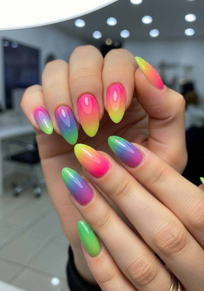 Aura Gradient Nails
