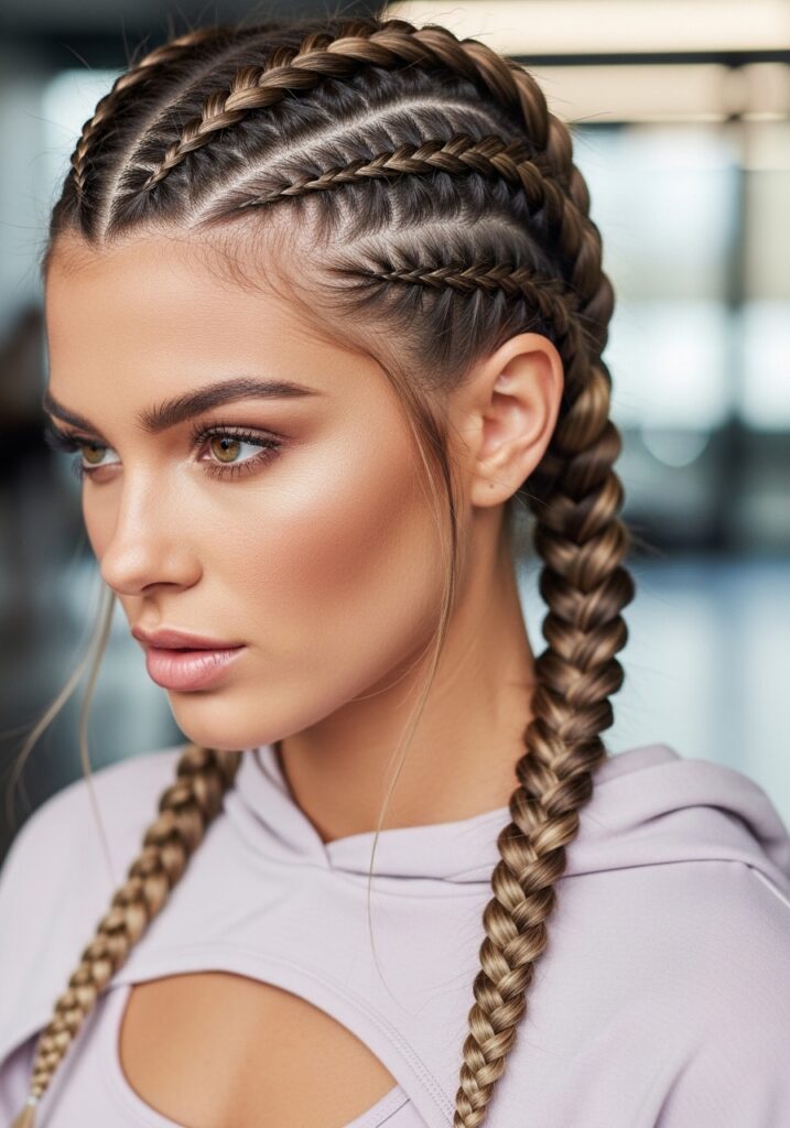 Boxer Braids Sporty Chic