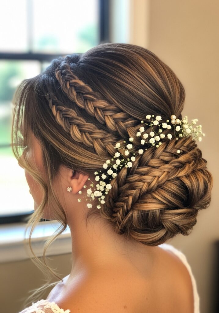 Braided Low Bun Fusion