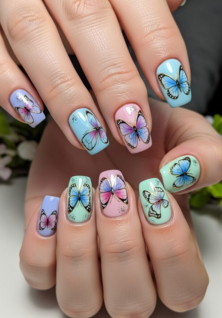 Butterfly Nail Art