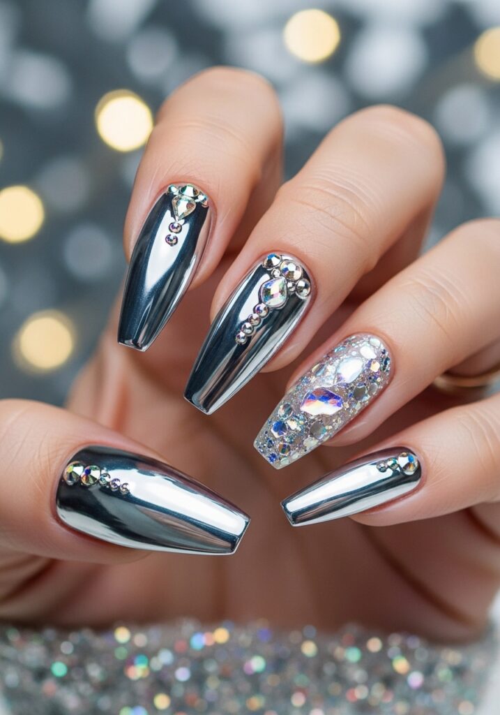 Chrome Mirror Nails