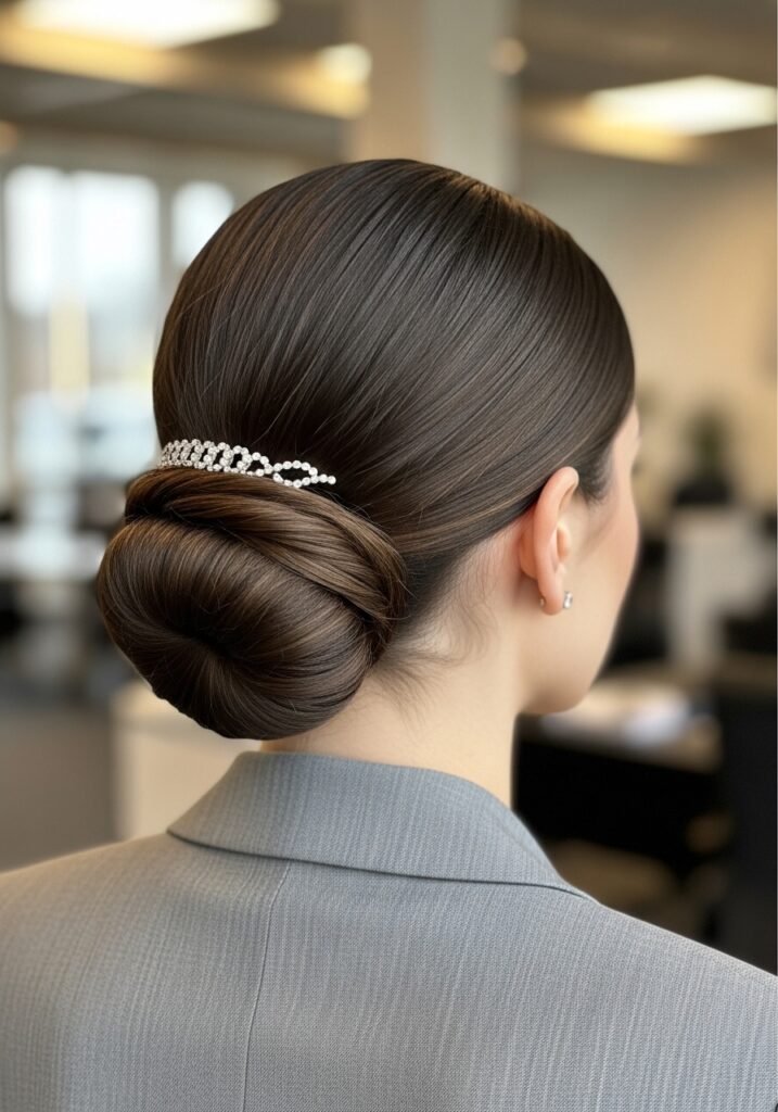 Elegant Office Hidden Bun
