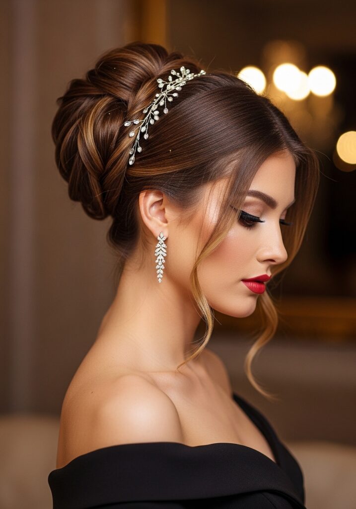 French Twist Bun Elegant Style