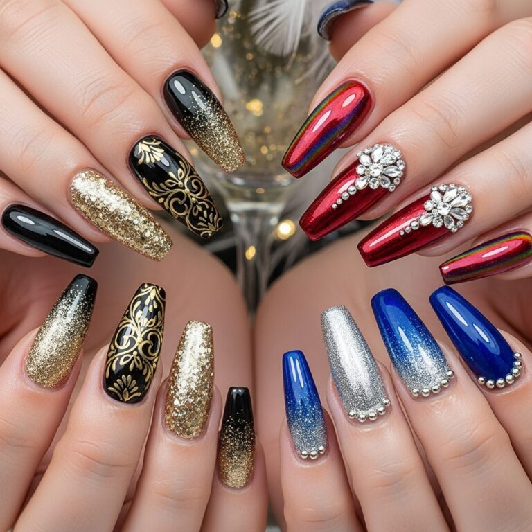 32 Glam Nail Designs Perfect for Parties and Events
