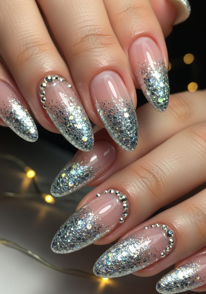 Glitter French Ombre