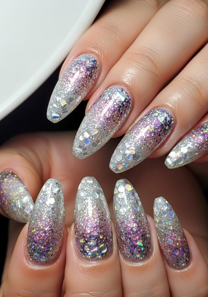 Glitter Glam Acrylic Nails