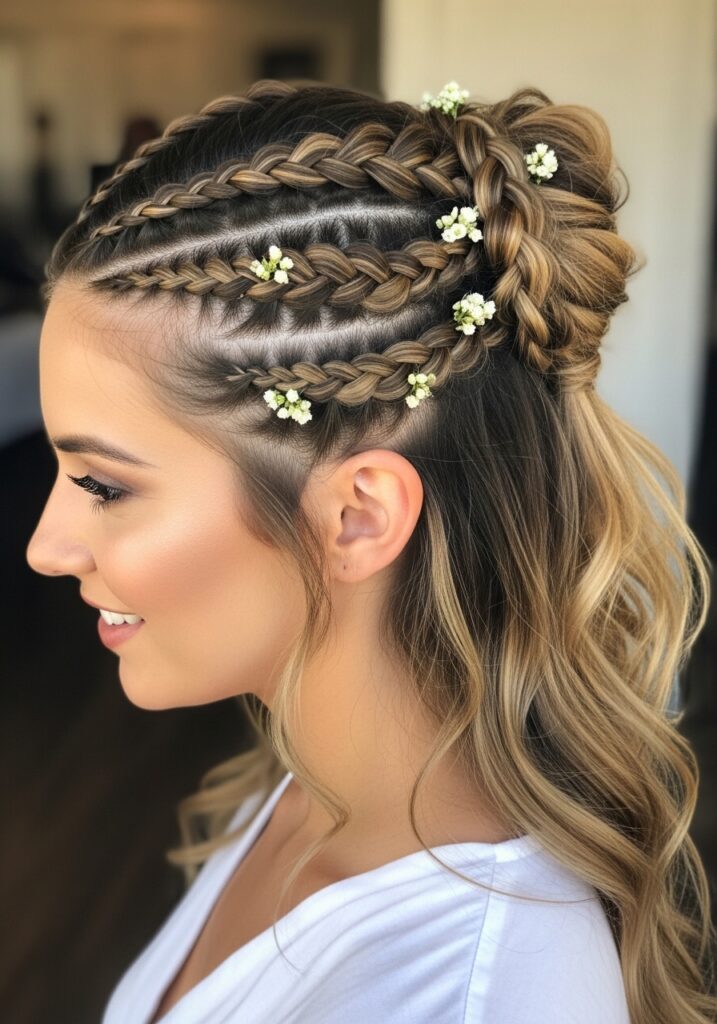 Half-Up Braided Beauty