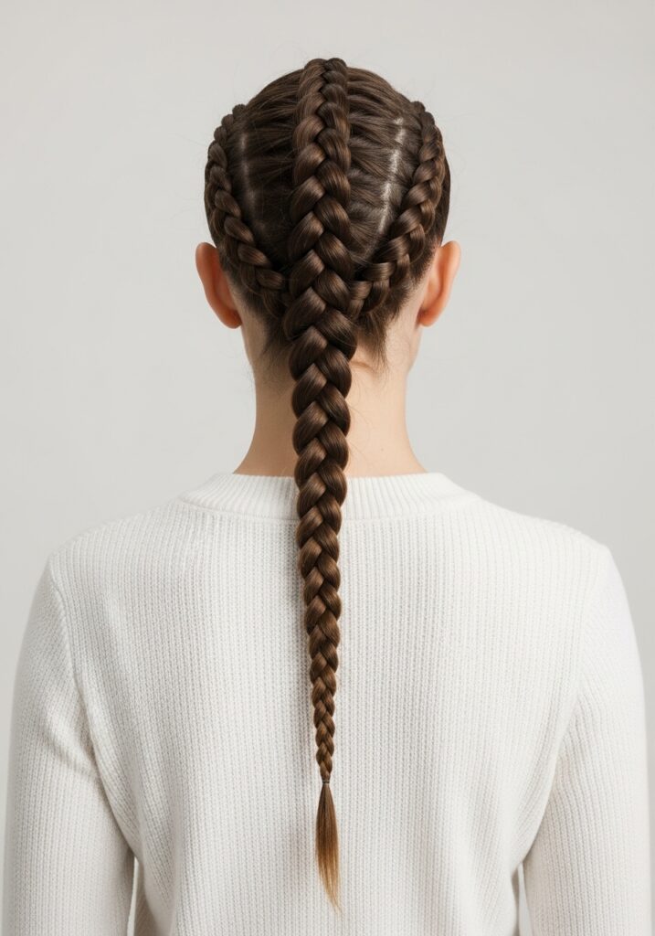 Hidden Braided Pigtails