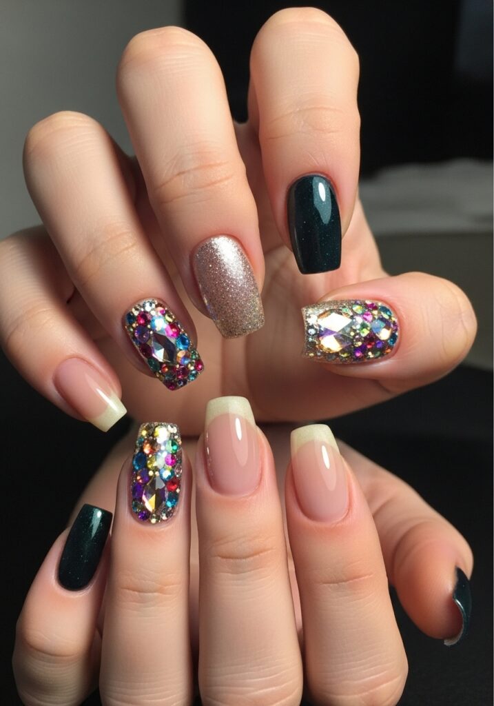 Jewel-Toned Nails