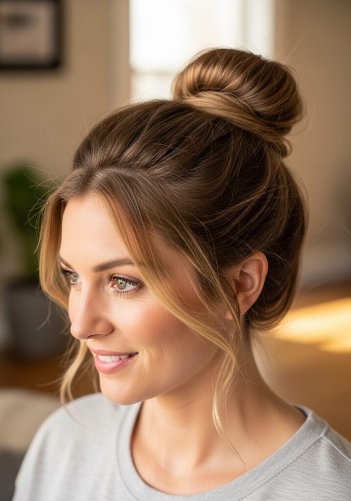 Knot Bun Style