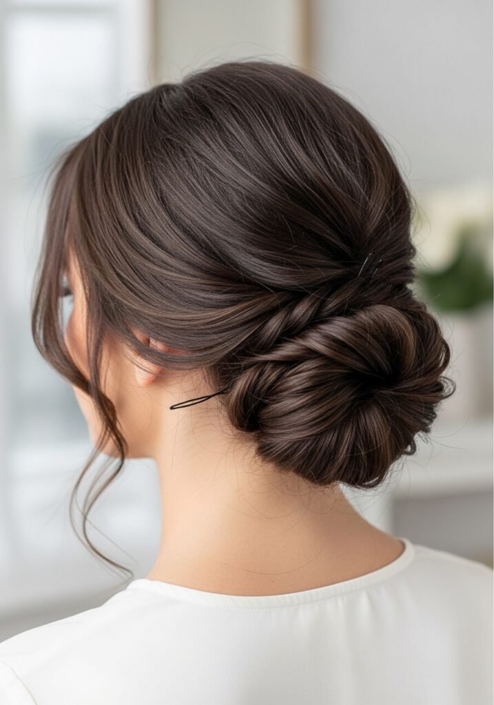 Low Double Twist Hidden Bun