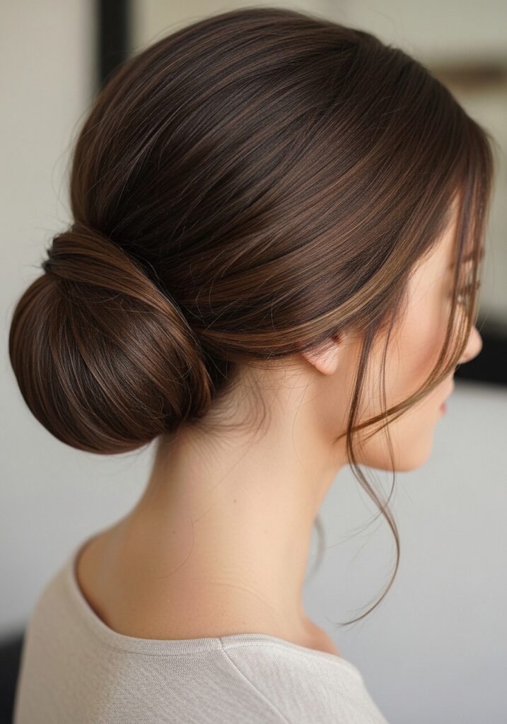 Low Sleek Bun
