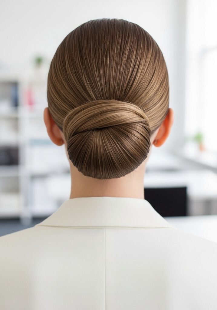 Minimal Sleek Hidden Bun