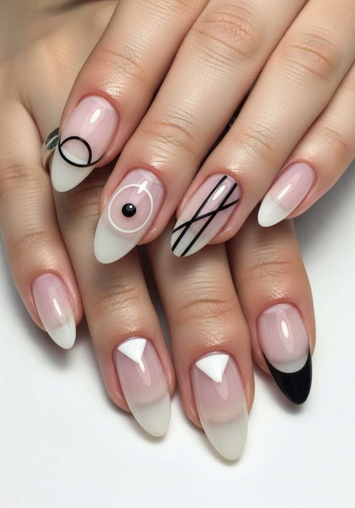 Negative Space Nails