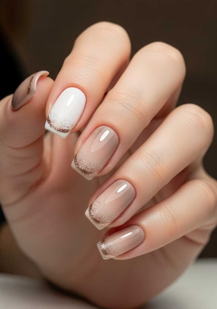 Neutral Gradient Nails