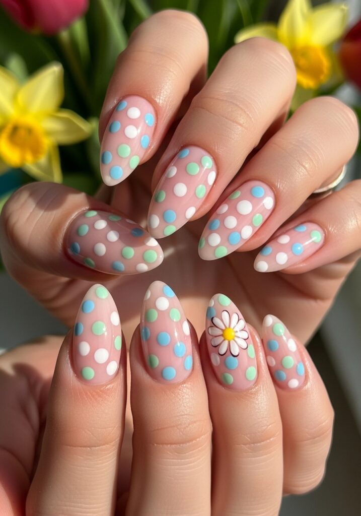 Polka Dot Nails
