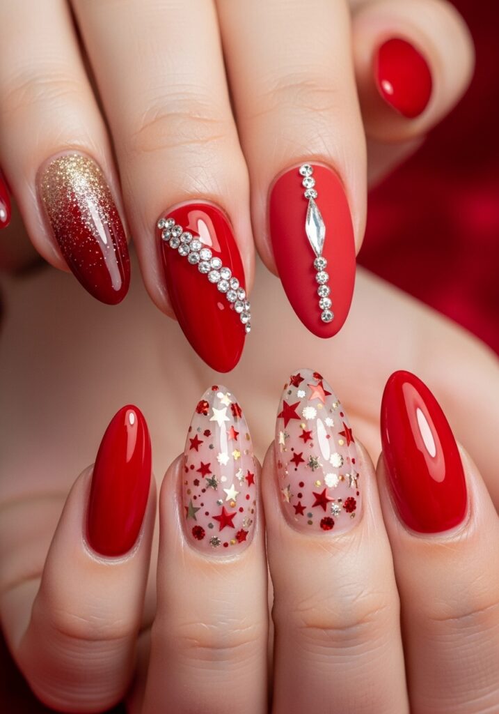 Red Carpet Red Nails