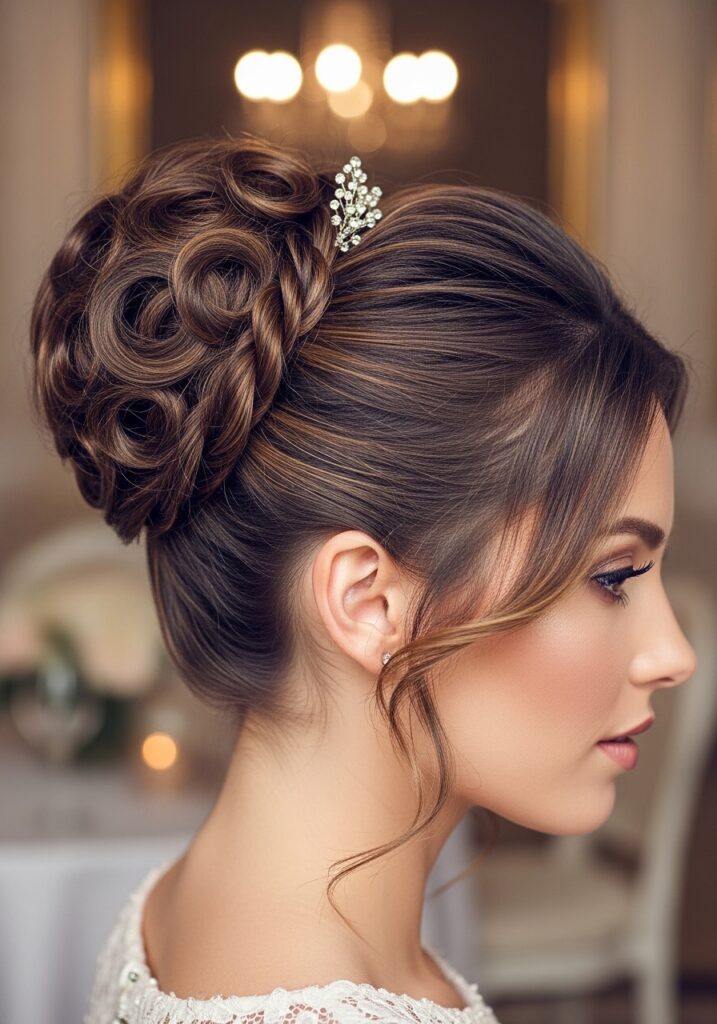 Rope Twist Bun Creative Look