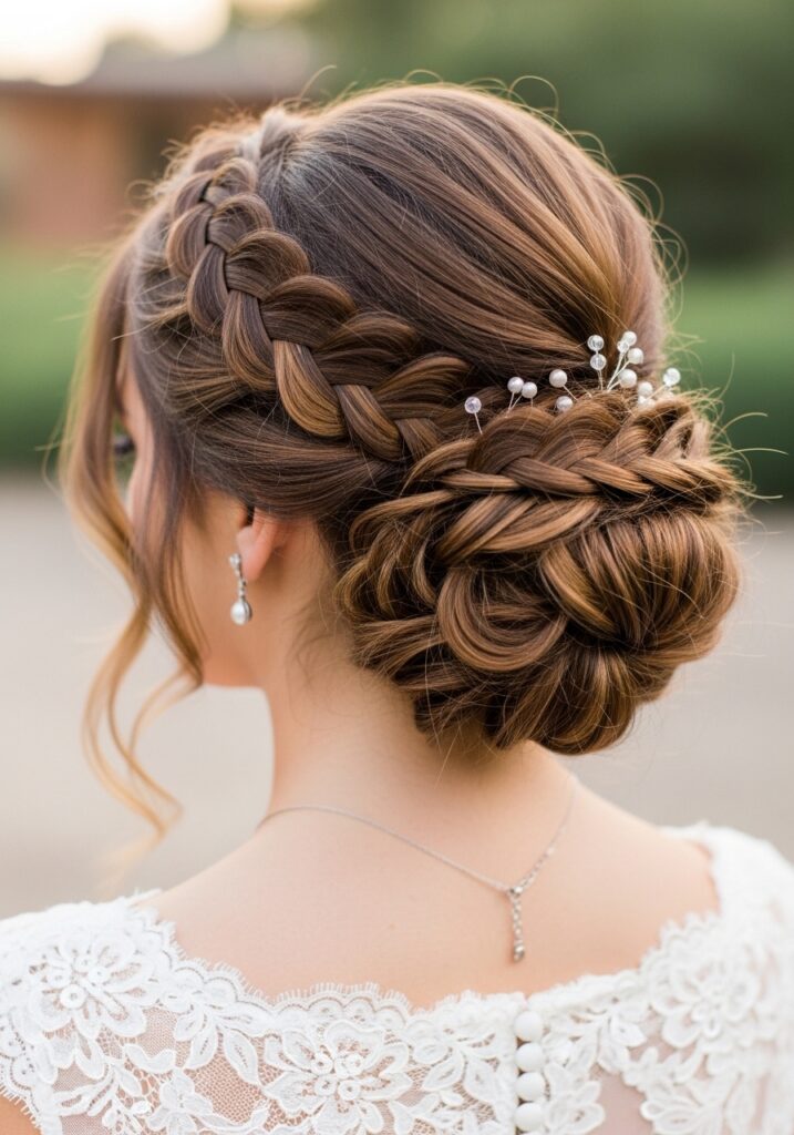 Side Braided Bun