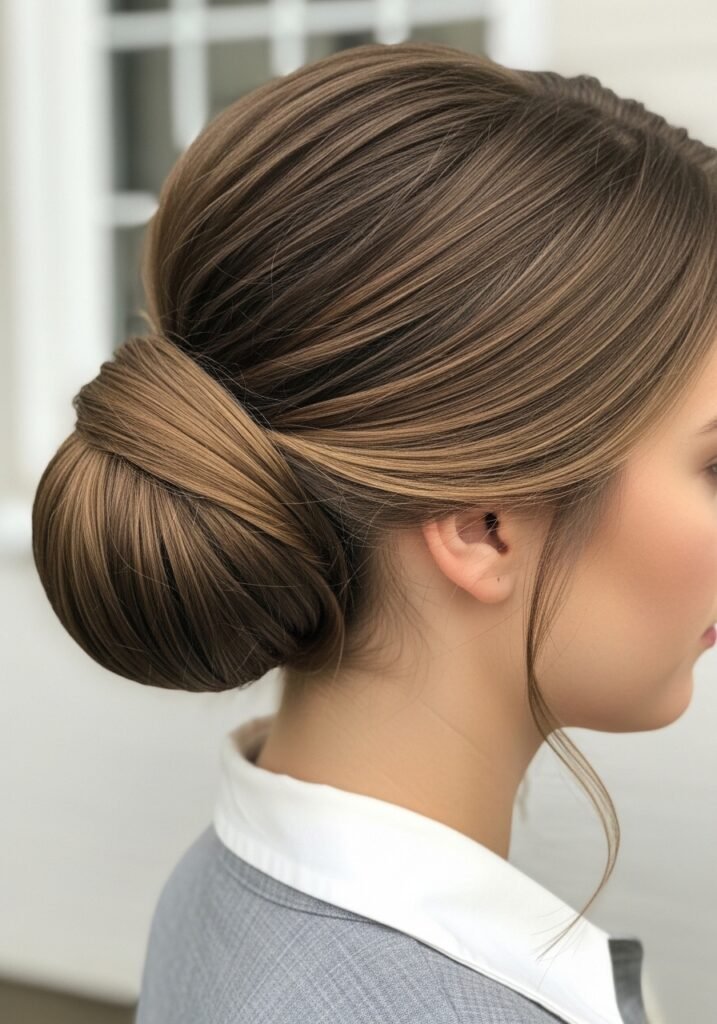 Soft Wrapped Low Bun