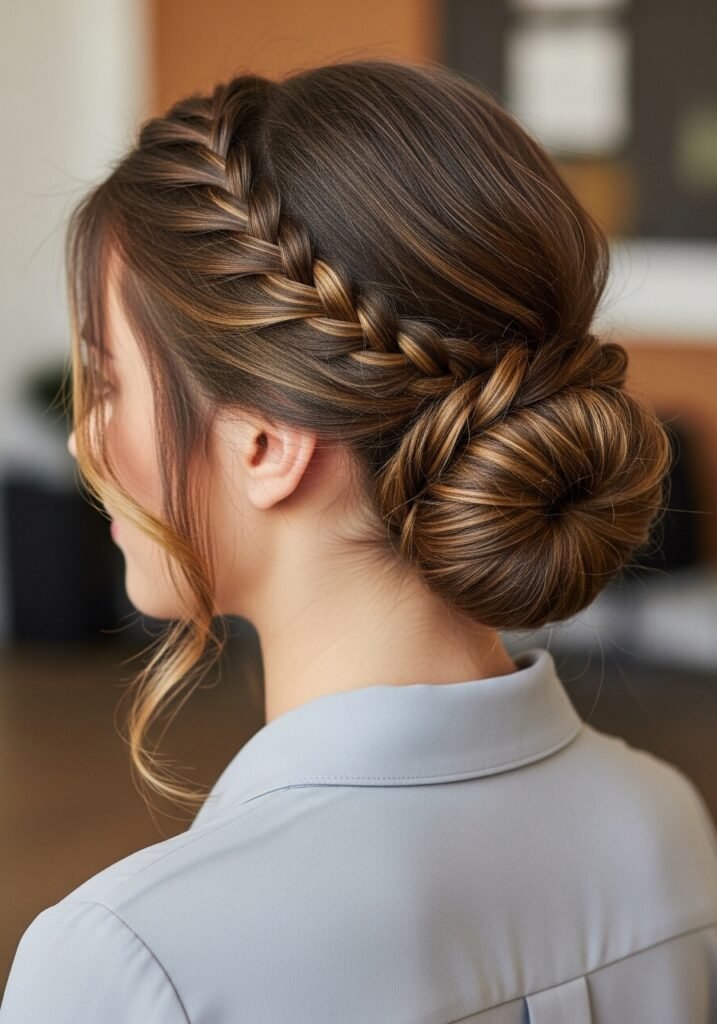Twisted Crown Hidden Bun