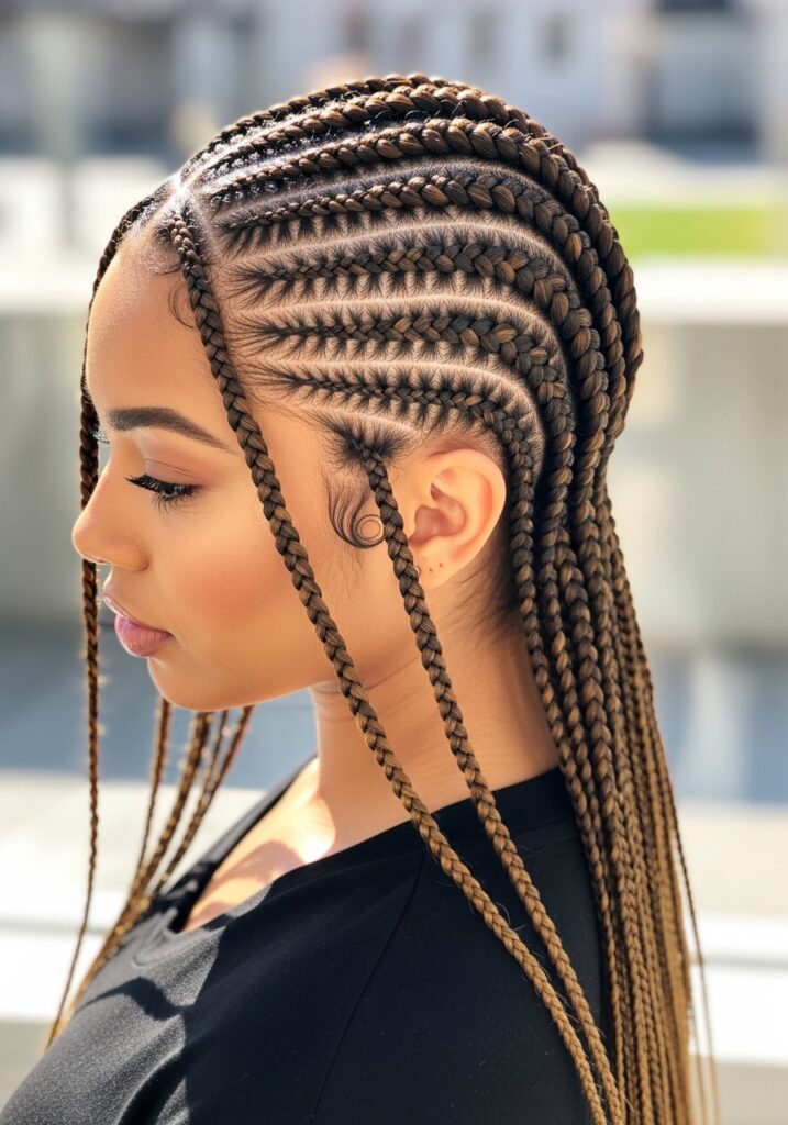 Zig-Zag Braids Trend