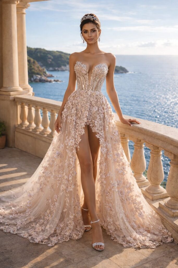 Architectural Origami-Pleat Gown