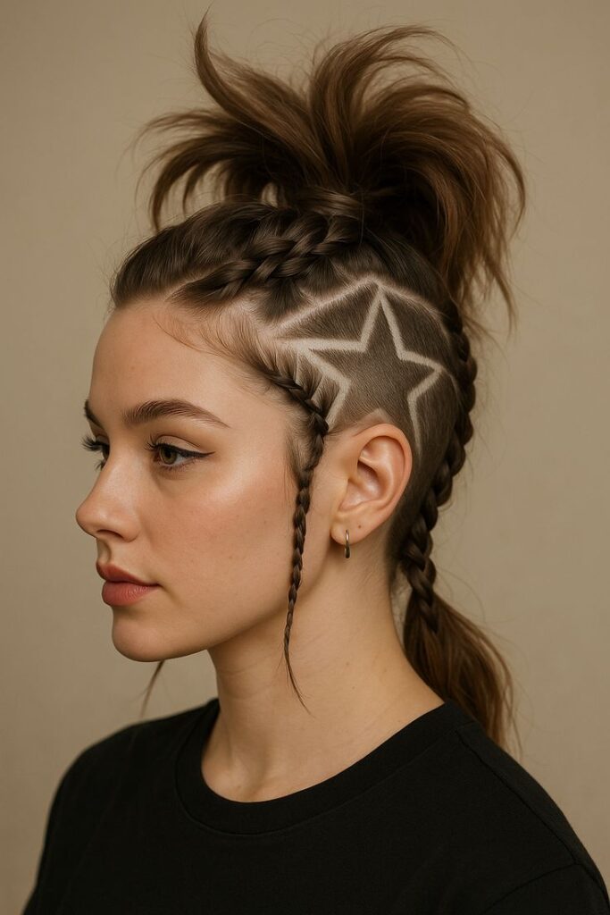 Artistic Shaved Hair Designs