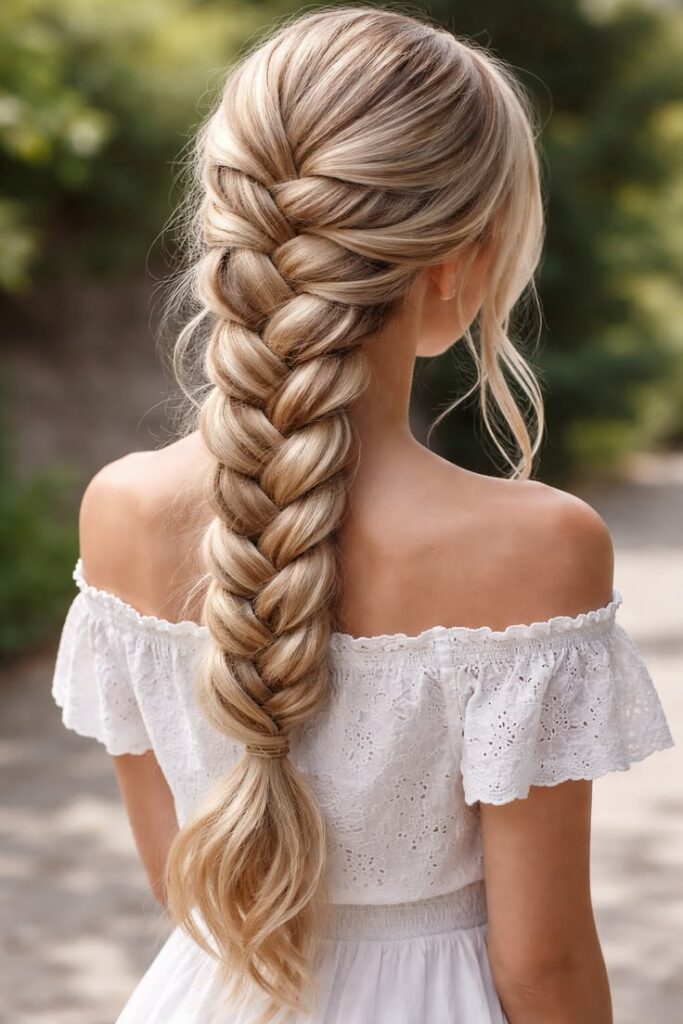 Boho Fishtail Braid