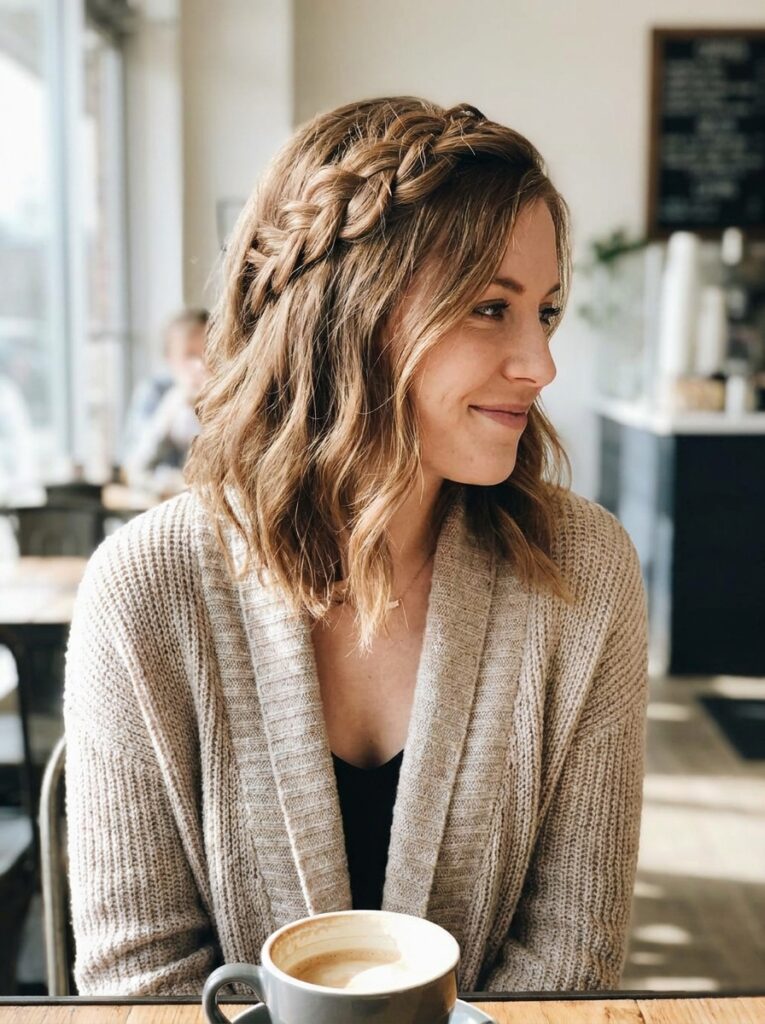 Braid hair style for Everyday Women Styles Braided Half Crown